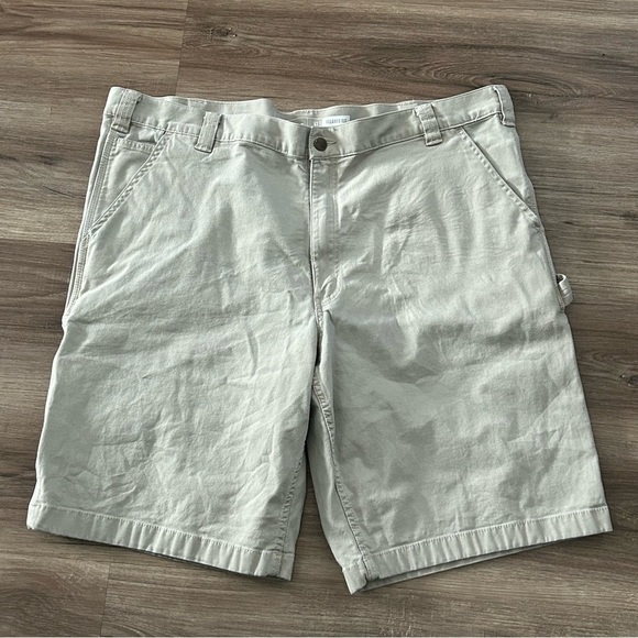 Carhartt Rugged Flex Relaxed Fit Canvas Utility Work Shorts Men Sz 42 - Picture 1 of 6